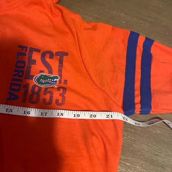 Orange Hoodie with Blue Accents - Picture 3 of 7